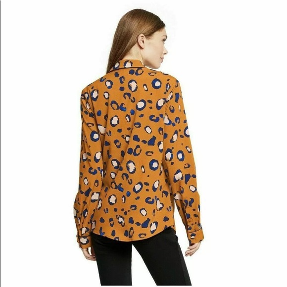 Phillip Lim Target orange leopard blazer jacket - Picture 7 of 7